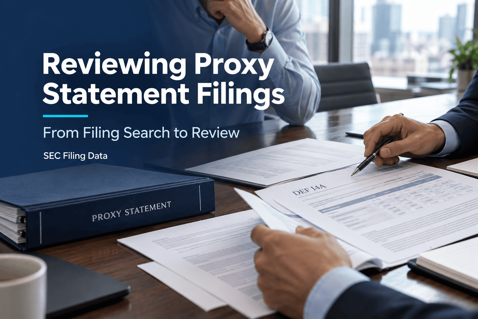 Automating the Review of Proxy Statement Filings with Advanced Data Tools